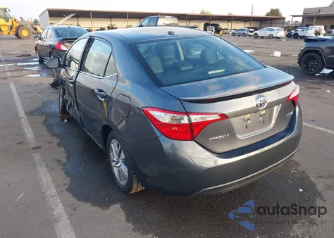 2016 Toyota Corolla Le Eco Premium z USA, uszkodzony, nr VIN 5YFBPRHE5GP563988